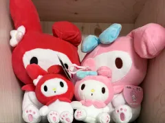 サンリオ マイメロディ ぬいぐるみ まとめセット (中型+ミニ) バッグホルダー キーホルダー