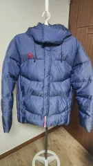 le coq sportif ネイビー フード ダウン (無料配送)