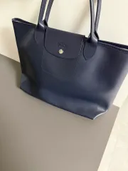 ロンシャン ル プリアージュ シティ トートバッグ L ネイビー
