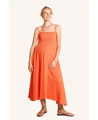 ノム レディース トップス ワンピース NOM Maternity Maternity Easy Dress Orange オレンジ