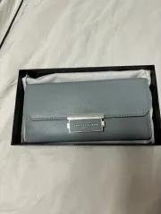チャールズアンドキース(CHARLES & KEITH) 長財布 ブルー グレー 新品