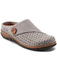 アース レディース シューズ パンプス カットアウト Earth Womens Erinn Cutout SlipOn Clogs Light Gray Nubuck グレーのサムネイル