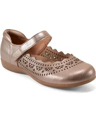 アース レディース シューズ パンプス レザー Earth Womens Brady Leather Mary Jane Flats Rose Gold Leather ゴールドのサムネイル