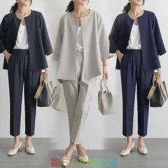 卒業式 服 母 パンツスーツ セレモニースーツ 卒園式 ママ 入学式 スーツ レディース 母親 パンツ 2点セット セットアップ 40代 50代 30代 OL 通勤 面接zh0326