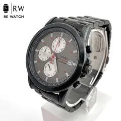 【中古】CITIZEN 0510 クロノグラフ ブラック腕時計