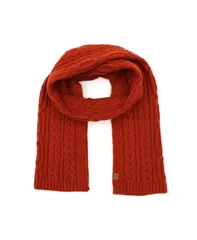 フライ レディース アクセサリー マフラー・ストール・スカーフ Frye Cable Scarf Brick Red レッド