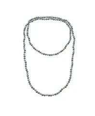 ブリング レディース アクセサリー ネックレス・チョーカー・ペンダントトップ レース Bling Jewelry Hand Knotted 62 Inch Multicolor Simulated Pearl Strand Necklace Triple Wr