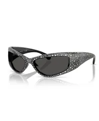 スワロフスキー レディース アクセサリー サングラス・アイウェア Swarovski WomensunglassesK6027 Black ブラック