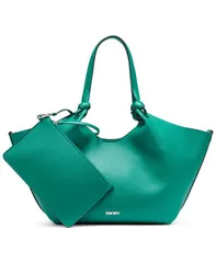 ダナ キャラン ニューヨーク レディース バッグ DKNY Paula Commuter Medium Tote Bag Park Green グリーンのサムネイル