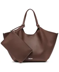 ダナ キャラン ニューヨーク レディース バッグ DKNY Paula Commuter Medium Tote Bag Chocolate チョコレートのサムネイル
