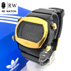 【中古】adidas ADH1572 デジタル腕時計 ブラック/ゴールドのサムネイル