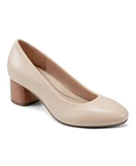 アース レディース シューズ パンプス ヒール Earth Womens Rellia Block Heel Ballet Pumps Ivory Leather アイボリーのサムネイル
