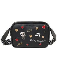 カール ラガーフェルド レディース バッグ KARLAGERFELD PARIS Maybelle Crossbody With Cate Pins Multiblack ブラックのサムネイル