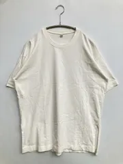 UNIQLO ユニクロ Tシャツ/カットソー S ホワイト 無地 クルーネック(丸首) 半袖 ミドル丈