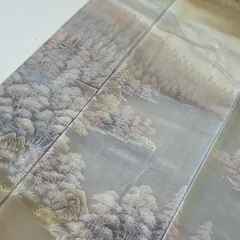 付下げ 作家物 上品な染め 紋無し 正絹 着物 MK-5461