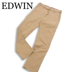 EDWIN エドウィン JM703 ジャージーズ★ ストレッチ ストレート スラックス パンツ Sz.S メンズ