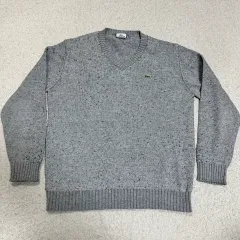 LACOSTE ラコステ Vネック ニット グレー 105