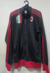 アディダス ACミラン ジャージ 赤黒 トラックジャージ ジャケット サッカー FC