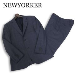 NEWYORKER ニューヨーカー 春夏 背抜き★ チェック柄 シングル スーツ セットアップ Sz.A6 メンズ ビジネス