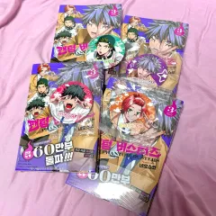 FANTOMあんさんぶるスターズ！！(あんスタ)バスターズ 3 4 巻 + ウールモウ タモン ユジン 神崎 颯馬 缶バッジ まとめ 出品