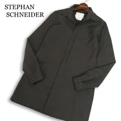 【美品】STEPHAN SCHNEIDER ステファンシュナイダー 通年★ 長袖 ロング シャツ コート Sz.2 メンズ ベルギー製のサムネイル
