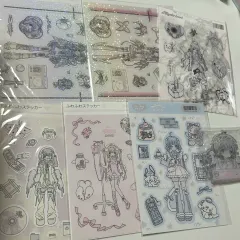 ミールキーハートステッカー+キーホルダー セット