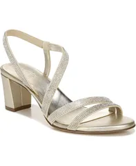 ナチュライザー レディース シューズ サンダル Naturalizer Vanessa Strappy Rhinestone Dressandals Champagne Fabric シャンパン