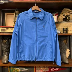 90s ポロ ラルフローレン ゴルフ ユーティリティ スウィングジャケット 2-WAY ヒドゥンポケット N688