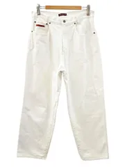 バンズ VANS 90s ワイドデニムパンツ L 白 ホワイト バギー ジーンズ ヴィンテージ ボトムスのサムネイル