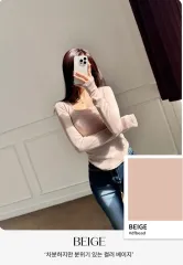 ライトミ Uネック 長袖Tシャツ 新品 (まとめ 2点 送料込み)