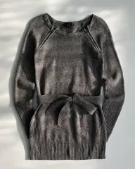 XS アルマーニ エクスチェンジ ベルト付き ラブ ウール ニット ONE PIECE