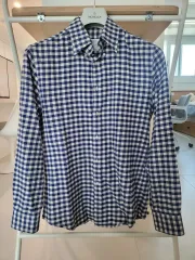 上品さの定石 A and z ギンガム CHECK シャツ