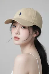 ポロ ラルフローレン ベージュ ベースボールキャップ F