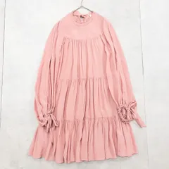 ◎3.1 Phillip Lim　スリーワンフィリップリム　ティアードワンピース　チュニックブラウス　ギャザー　リボン　レーヨン　ピンク　レディース　0　a00749のサムネイル