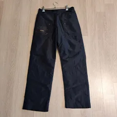 ブラック ポケット デザイン カーゴ ズボン サイズM