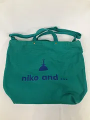 niko and ... ニコアンド トートバッグ グリーン