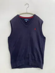 Polo Ralph Lauren ポロラルフローレン ベスト XL ネイビー 無地 ワンポイント ブランドロゴ