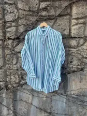 90s ポロ ラルフローレン ヴィンテージ blaire ルーズフィット ストライプ シャツ