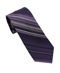 ダナ キャラン ニューヨーク メンズ アクセサリー ネクタイ サテン DKNY Mens Matte Satin Slim Design Tie Purple パープルのサムネイル