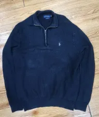 ポロ ラルフローレン メンズ ハーフジップアップ ニット