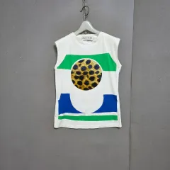 エトロ セシル ショルダーラインかわいい ノースリーブ Tシャツ n2311