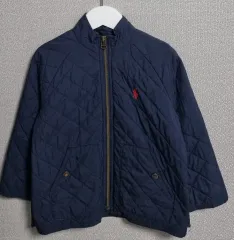 キッズ) 3T) ポロラルフローレン ネイビー キルティングジャケット