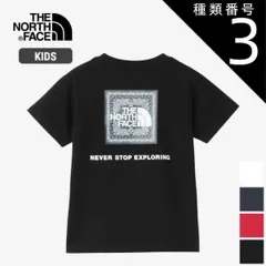 種類3：HI/120 ザ・ノース・フェイス tシャツ キッズ THE NORTH FACE NTT32546 トドラーショートスリーブバンダナスクェアロゴティー メール便 子供 ジュニア 半袖 UVケア