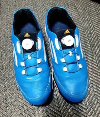 アディダス ゴルフシューズ 青 カラー ダイアル スニーカー