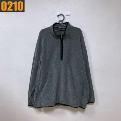 XXL ユニクロ ハーフジップ フリース ジャケット