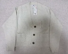 UNIQLO スフレヤーン Vネック カーディガン S
