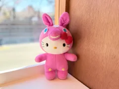 日本サンリオ ハローキティ x Rody ロディ コラボ 中型 ぬいぐるみ