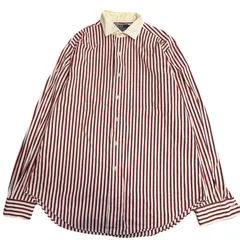 ポロバイラルフローレン　ストライプ　シャツ　Lサイズ　長袖