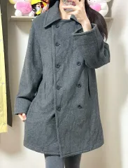 ヴィンテージ チャコール コート 姉ギャル ロギャル コイセイオ깔 工겜여주 ギークシック ゴシック 森ガール