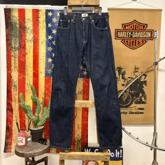 リーバイス501 ボタン フライ Indigo デニム ストレート デニム パンツ N82
